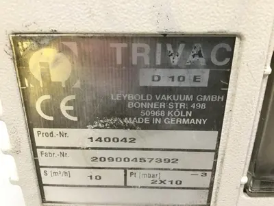 USED LEYBOLD D10E 140042