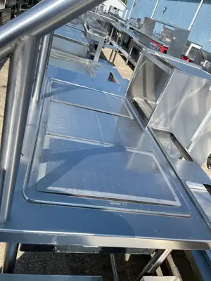 Used Falcon Restaurant Supply Used 60" Stainless Steel Ice Down Salad Bar Buffet - SS196 Food Displays Illinois US | Falcon Restaurant Supply #1375981