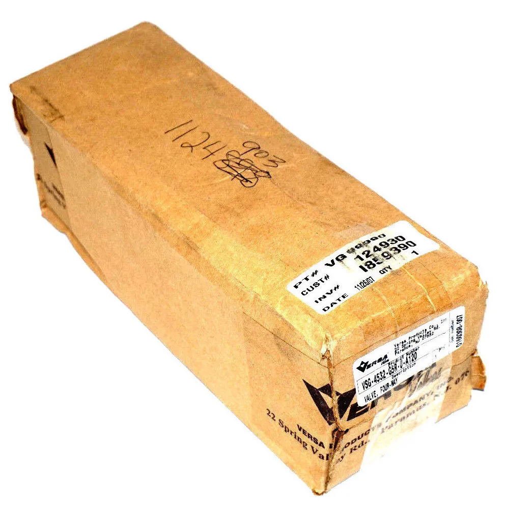 NEW VERSA VSG-4532-G5R-0-A120 FOUR WAY VALVE VSG4532G5R0A120