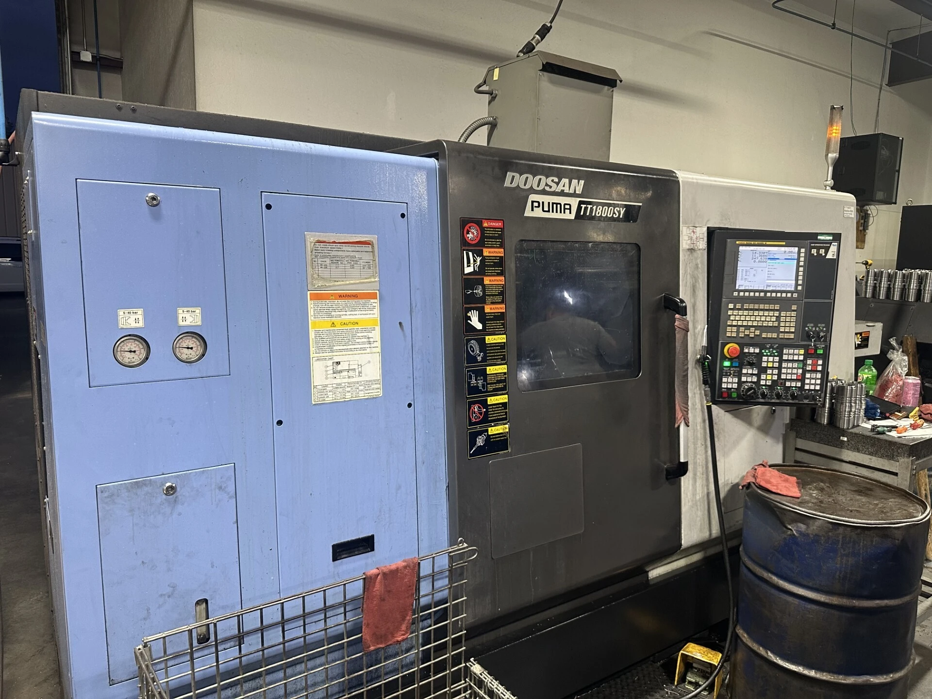 Used 2018 DOOSAN PUMA TT1800SY 5-Axis or More CNC Lathes Arizona US | Tight Tolerance Machinery #1481586