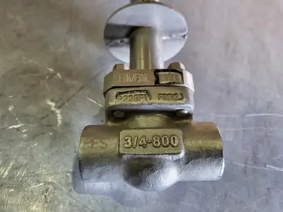 2018 3/4" Class 800 Gate Valve API 602