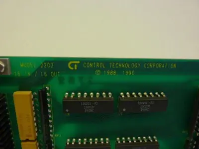 USED CONTROL TECHNOLOGY CORPORATION 2203