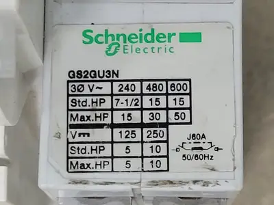 NEW SCHNEIDER ELECTRIC GS2GU3N