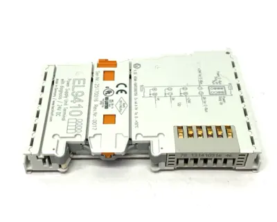 Used Beckhoff EtherCAT Terminal, power supply for E-bus, 24 V DC, 2 A PLC Power Supplies Michigan US | Maverick Industrial Sales #1401968