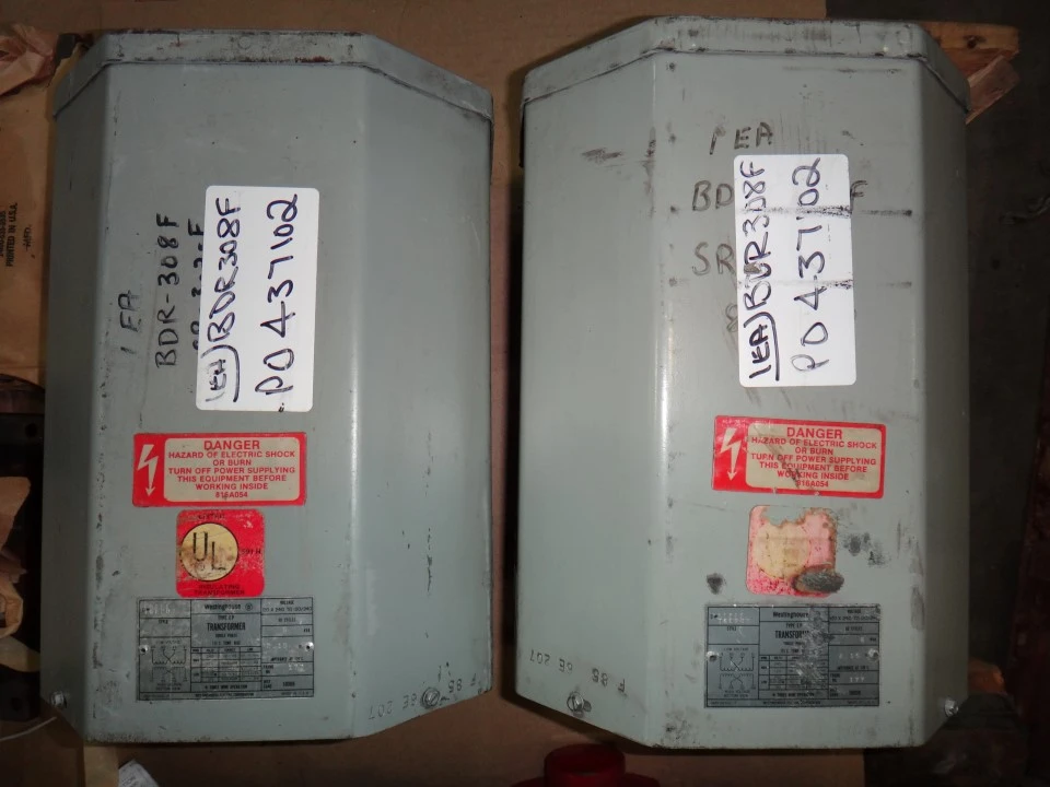 Westinghouse Single Phase, 5 KVA, 120x240, 120-240