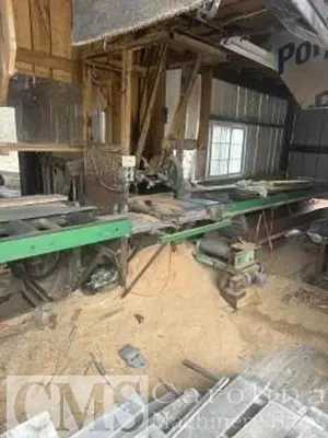 Chop Saw with Infeed Unscrambler
