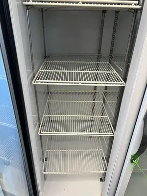 Beverage-Air MT-35 White Two Section Glass Door Merchandiser RefrigeratorBeverage-Air MT-35 White Two Section Glass Door Merchandiser Refrigerator