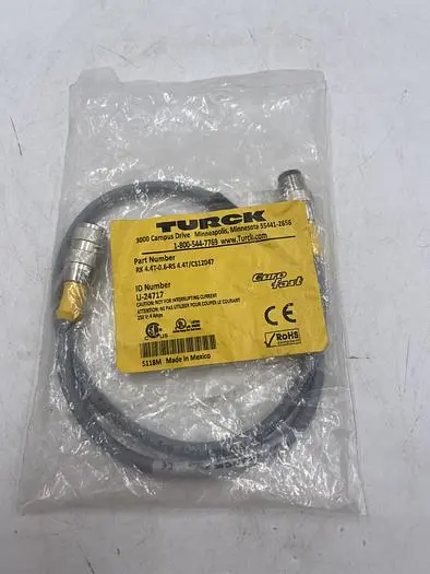 New | in-Stock TURCK TURCK RK 4.4T-0.6-RS 4.4T/CS12047 Sensors | ND Industrial Surplus #1214176