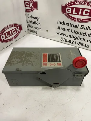 Eaton Cutler-Hammer DH362URK 60A 3 Pole Non-Fusible Safety Disconnect Switch