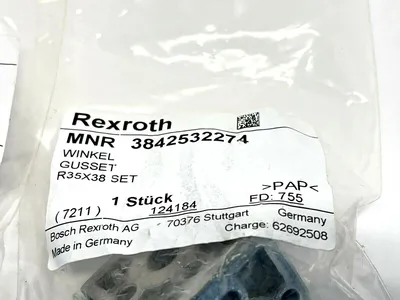 3842532274 | Bosch Rexroth  Gusset R35x38 Set LOT OF 2 - New