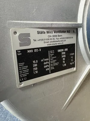 STAFA WIRZ C80T34FZ6C & MKV 012-V Chillers, Boilers, and HVAC | ESS Industrial Equipment Sales (6)