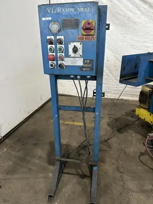 12 C.U. F.T  VL/RAMPE SB-12-CWC VIBRATORY FINISHER. STOCK # 0151824.