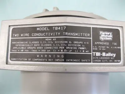 USED TBI Bailey TB417