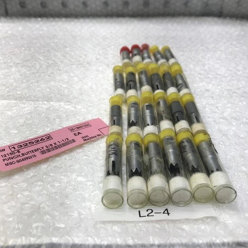 **Punch , Butterfly Cutter’s Cut 3/8 X 1-1/2  Q04090015 (Lot Of 23 ) #