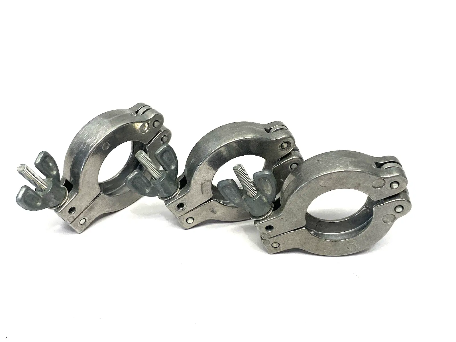 USED AGILENT WING NUT QUICK-CLAMP NW25 METALLIC FINISH