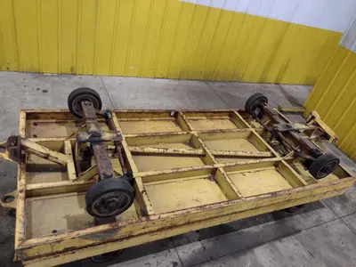 10,000 LBS X 4' X 9' HEAVY DUTY MOBILE TRANSFER / MOVING CART: STOCK #23514