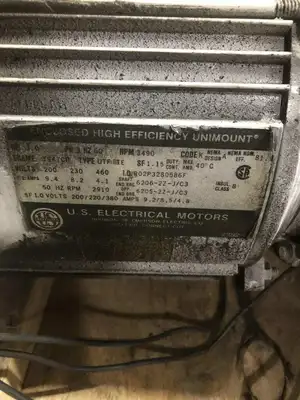 Leybold-Heraeus RUVAC WA501US Roots Vacuum Pump / Blower 505m3/h 80mbar