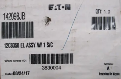 NEW EATON 142098JB AIRFLEX CLUTCH 12CB3650