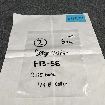 New | in-Stock Serge Meister F13-58 3.175 Misc Industrial Equipment California US | Davliegogo LLC #1712018