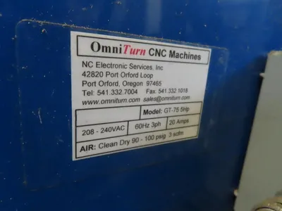 2022 OMNITURN GT-75 SERIES II CNC Turning | MD Equipment Services LLC (28)