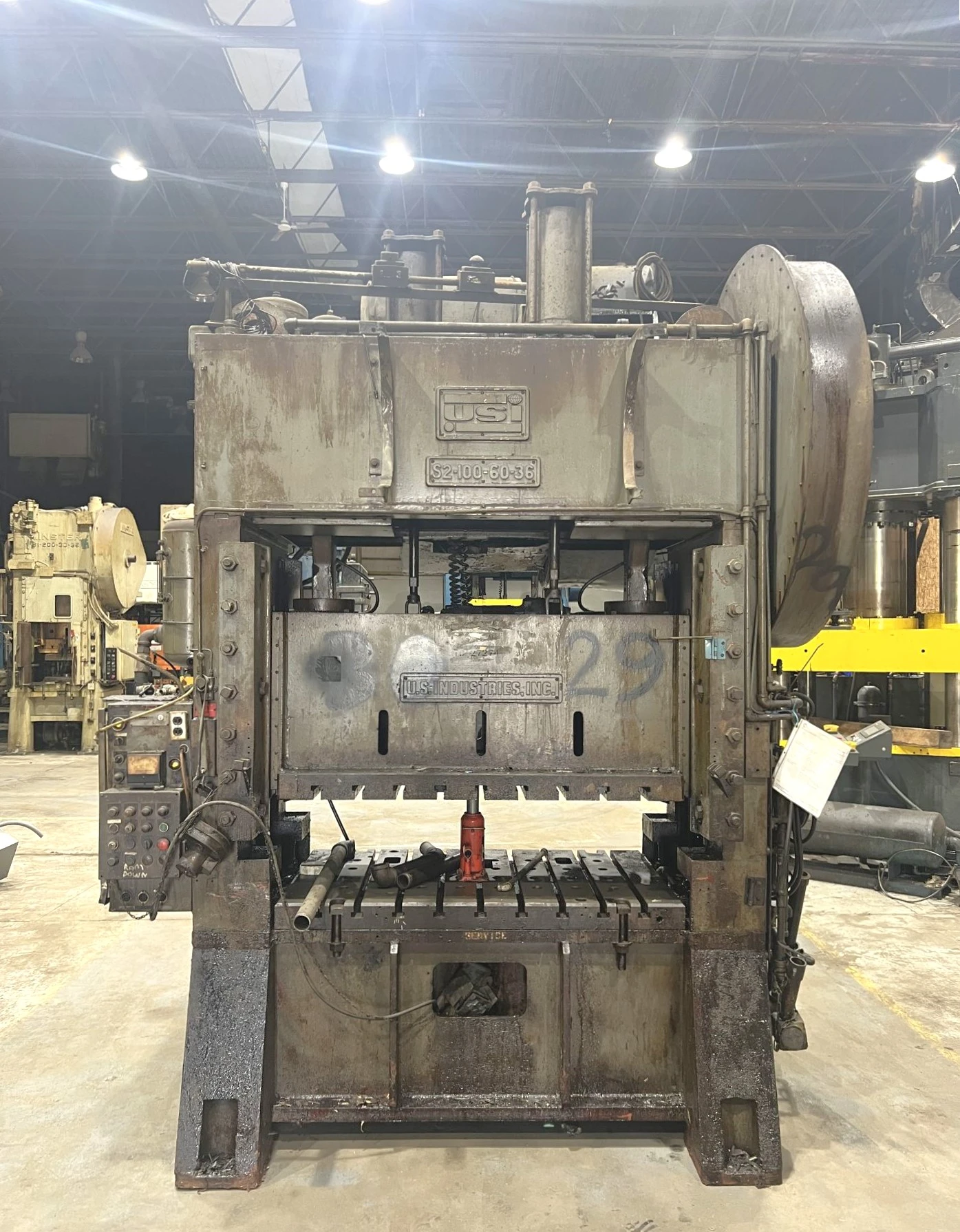 USED U.S.I. CLEARING U.S.I. CLEARING S2-100-60-36 PRESS
