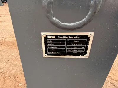 New | in-Stock 2026 TOFT TWO72 Misc Construction Attachements Utah US | CSS Equipment Sales #1347586