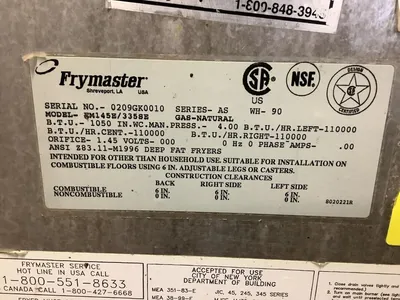 USED Frymaster EM145E/335SE