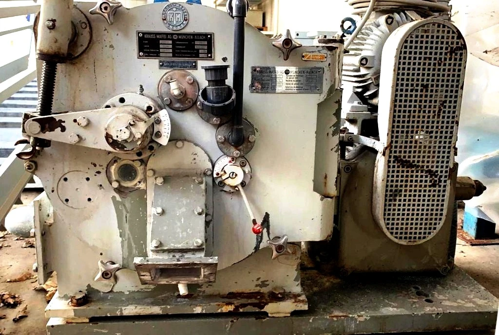 Krauss-Maffei HZ 40 Si peeler centrifuge, 1.4571 SS.