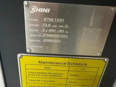 New | in-Stock 2026 SHINI STM-1220-O 460V Temperature Controls Massachusetts US | Absolute Machinery #1310227