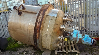 4,000L S/S limpet coiled Reactor