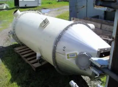 Dust Collector, Baghouse, 130 SF, Round Tank, Pulse, #S733506
