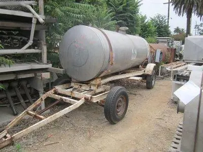 Tank, 950 Gallon, 316 Stainless Steel, 46" X 12', Horizontal, On Trailer #S744681
