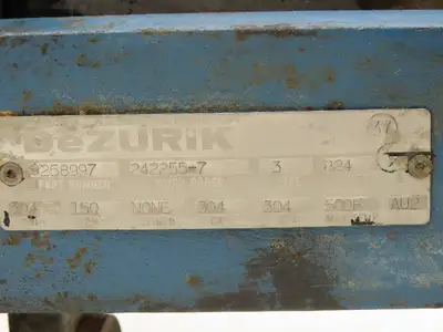 DeZurik 9258997 3" Knife Gate Valve 304 SS Rising Stem Fig. 824