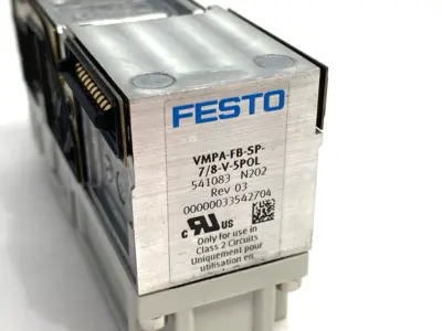 USED FESTO SUPPLY PLATE 7/8" ROUND 5-PIN PLUG, 541083