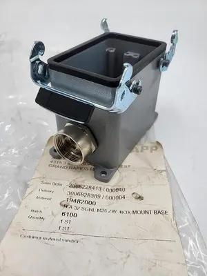 New | in-Stock LAPP LAPP GROUP 19474000 H-A 32 SGR M25 ZW. BOX MOUNT BASE Connector Accessories | ND Industrial Surplus #1215750