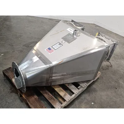 Used SFI 6 Cu/Ft Stainless Steel Enclosed Venting Hopper