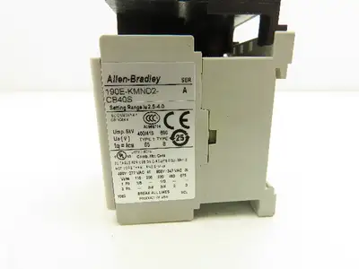 Allen Bradley 190E-KMND2-CB40S Motor Starter Breaker 120V Contactor 100-K05*10