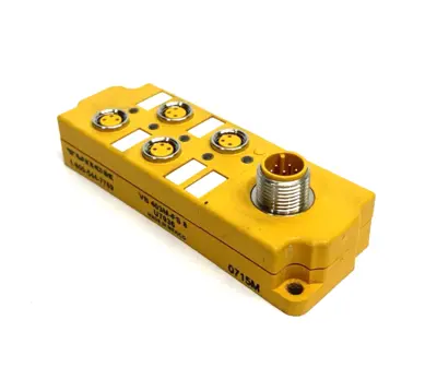 USED TURCK MULTIBOX SENSOR/ACTUATOR JUNCTION BOX 4-PORT U7036