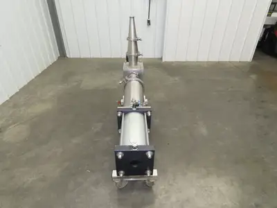 Piston Metering Pump Stainless Steel Pneumatic 1 Gal Displacement 3 Way Valve