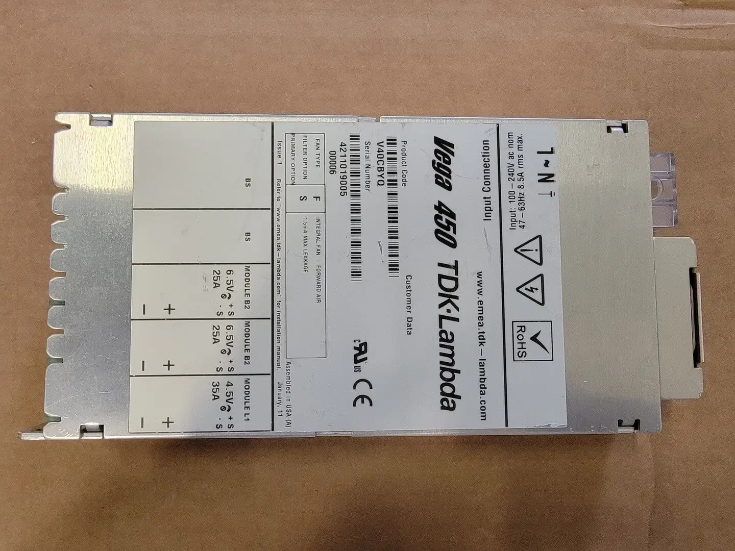 USED TDK LAMBDA V40CBYQ