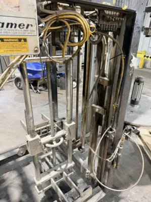 USED HAMER MODEL 2080 FORM FILL SEAL BAGGING LINE