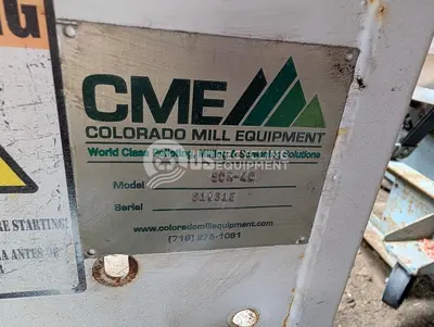 Used COLORADO MILL EQUIPMENT SCB-46 SINGLE DECK SCREENER Circular Screeners Indiana US | US Recycling Equipment #1269558