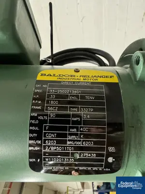 USED Precision 500 Liter Precision Stainless Reactor, 316 S/S, 45/100#