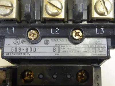 USED ALLEN BRADLEY 509-BOD SER B W25