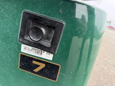 (1) 2014 E-Z-Go golf cart with a Kawasaki gas engine, does not include Club canopy or ball washer, f...