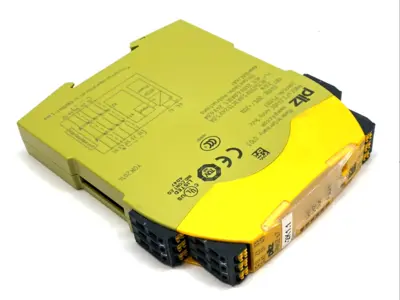USED PILZ CONTACT EXPANSION RELAY 24VDC 4NO 1NC DIN RAIL 751107