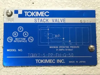 USED TOKIMEC TGMX2-5-PP-FH-G-50