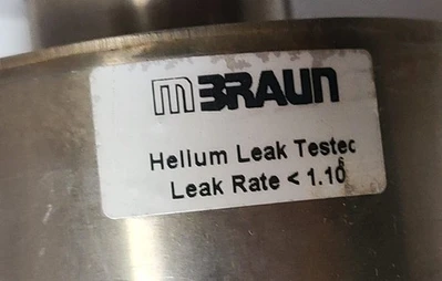 Mbraun Hellum Leak Testec Alumina Stainless Steel Filter 24" x 4"