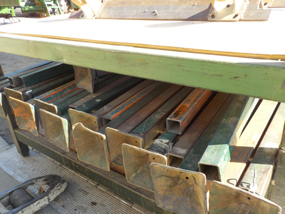 Lot of (17) Jarke Airector Heavy Duty Steel Skid, 48'' x 36'' x 9'' Tall, Wood Decks, Stacking Arm (...