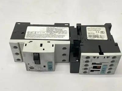 Used Siemens Contactor Starter Combination 0.55-0.8A 400VAC 24VDC Motor Control Parts Michigan US | Maverick Industrial Sales #1401935